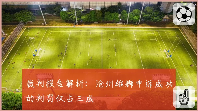 裁判报告解析:沧州雄狮申诉成功的判罚仅占三成