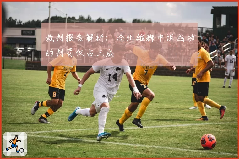 裁判报告解析:沧州雄狮申诉成功的判罚仅占三成