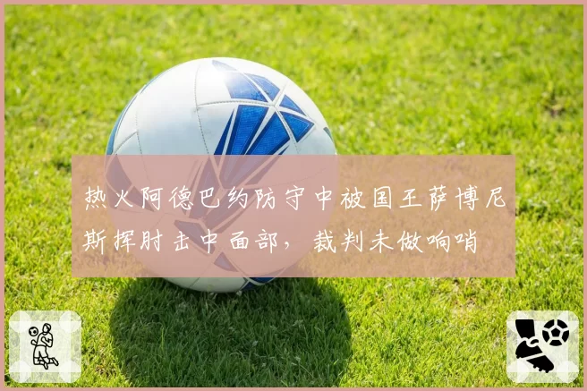 热火阿德巴约防守中被国王萨博尼斯挥肘击中面部,裁判未做响哨